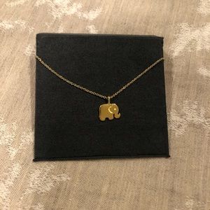 Dogeared Gold Good Luck Necklace